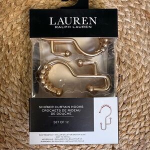 Lauren Ralph Lauren Gold Shower Curtain Hooks